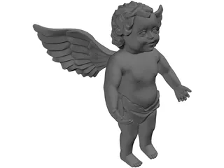 Figurine Angel 3D Model