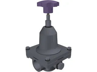 Pressure Reducing Valve 3D Model