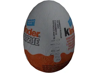 Kinder Surprise 3D Model