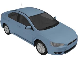 Mitsubishi Lancer ES 3D Model