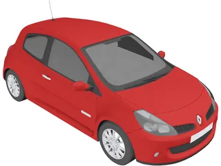 Renault Clio Sport 3D Model