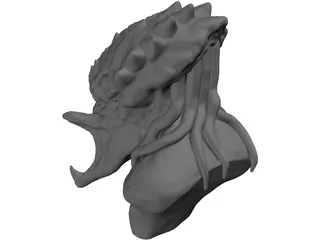 Predator Head 3D Model