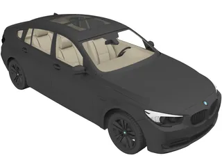 BMW 5-series Gran Turismo (2010) 3D Model