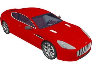 Aston Martin Rapide S (2013) 3D Model