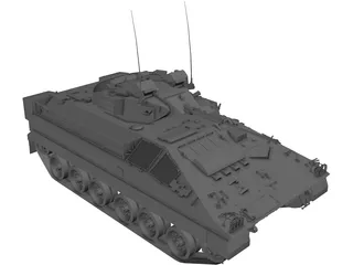 MCV-80 Warrior 3D Model