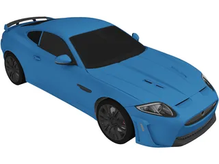 Jaguar XKR-S (2012) 3D Model