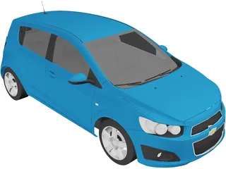 Chevrolet Aveo (2011) 3D Model