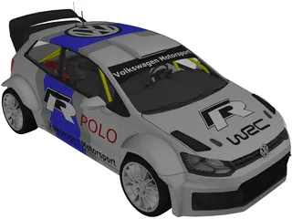 Volkswagen Polo WRC 3D Model