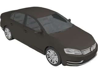 Volkswagen Passat (2011) 3D Model