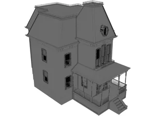 Psycho House 3D Model