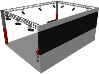 Exhibition Stand Ersel 3D Model