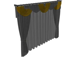 Curtain 3D Model