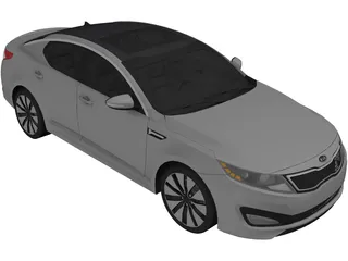 Kia Optima SX GDI 3D Model