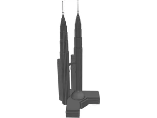 Petronas Towers 3D Model