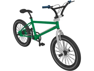 BMX Bike 3D Model