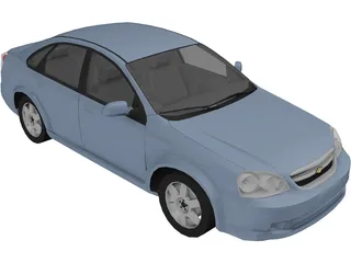 Chevrolet Lacetti 1.6 SX (2006) 3D Model