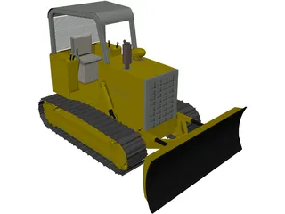 Bulldozer 3D Model