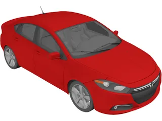 Dodge Dart GT (2013) 3D Model