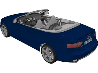 Audi RS5 Convertible (2013) 3D Model