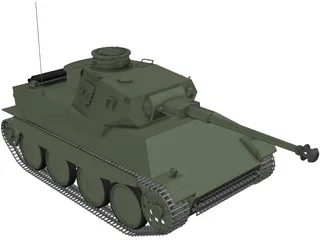 Panzer 38 3D Model