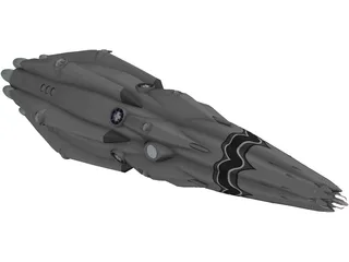 Striking Arm Heavy Cruiser 3D Model