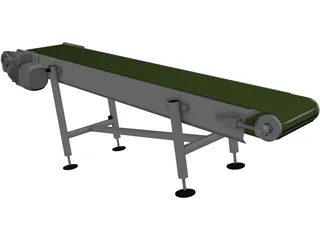 Conveyor Belt 3D Model