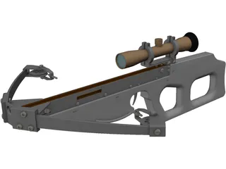 Modern Compound Crossbow 3D Model