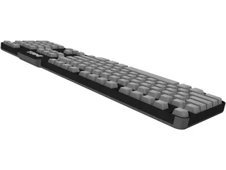 Dell Keyboard 3D Model