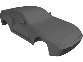 Porsche 944 Body 3D Model