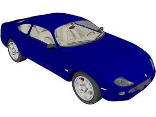 Jaguar XKR 3D Model