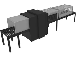 Airport Xray Scanner 3D Model