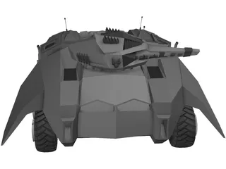 BTR Tank Future 3D Model