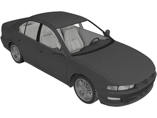 Mitsubishi Galant (2009) 3D Model