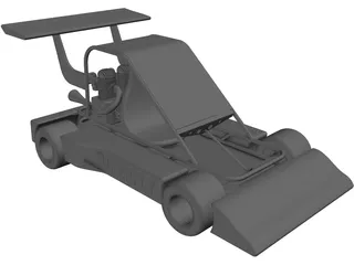 Superfly Go Kart 3D Model