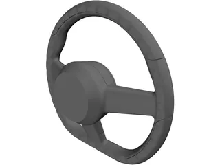 Steering Wheel 3D Model