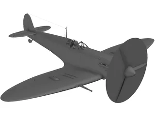 Supermarine Spitfire 3D Model