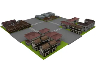 City Junction Part 3D Model