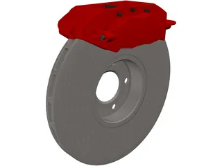 Brembo Disk Brake 3D Model