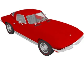 Chevrolet Corvette Stingray (1965) 3D Model