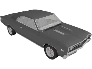 Chevrolet Chevelle SS (1967) 3D Model