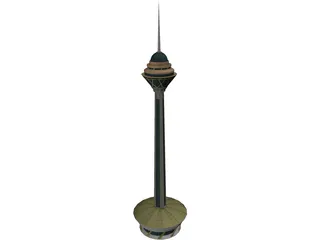 Tehran Milad Tower 3D Model