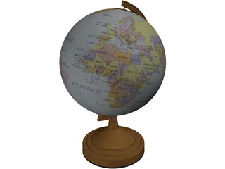 Globe 3D Model