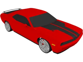 Dodge Challenger 3D Model