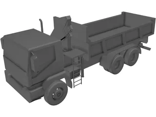 Dump Truck 3D Model