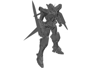 Gundam EXIA 3D Model