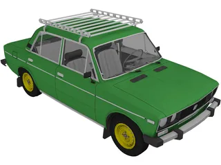 VAZ 2106 3D Model