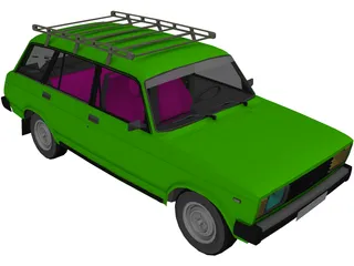 VAZ 2104 3D Model