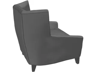 Armchair Vilem 3D Model