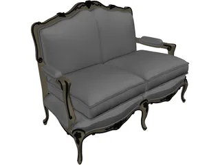 Sofa Classic 3D Model