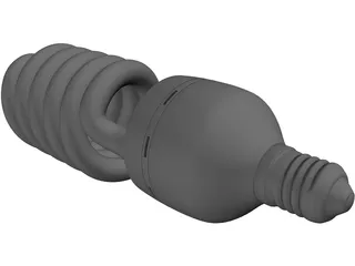 Lightbulb CFL 3D Model